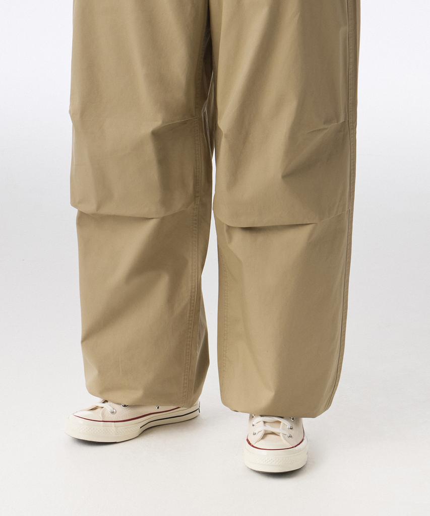 MUSINSA STANDARD WOMAN Women'S Cotton Parachute Pants [Beige]