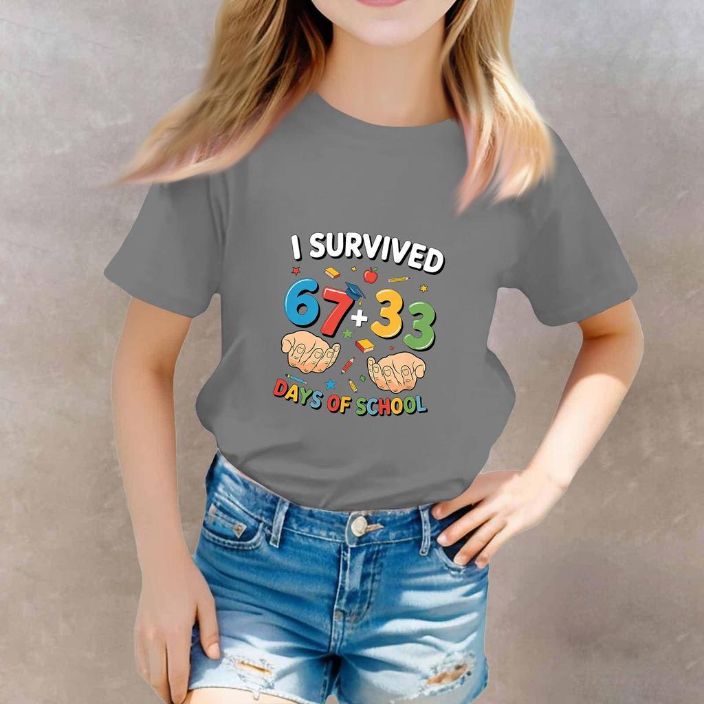 St. St. Patrick's Day Kleinkind Mädchen Junge T-Shirts Kinder Oberteil Jungen und Mädchen Bedrucktes Kurzarm-T-Shirt