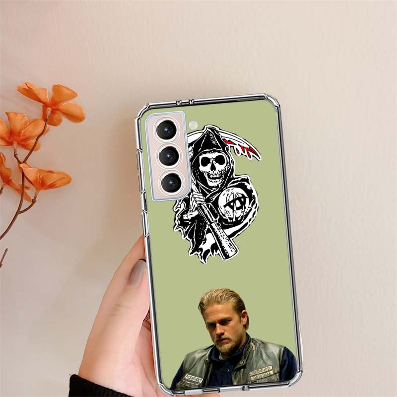 Sons of Anarchy Phone Case For Samsung S24 S25Edge Galaxy S22 S25 Ultra S21 S23 FE S20 S10 Plus S10E Cover Shell Coque Clear Sil