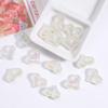 Acrylic Heart-Shaped Transparent Glitter Beads for DIY Phone Chains