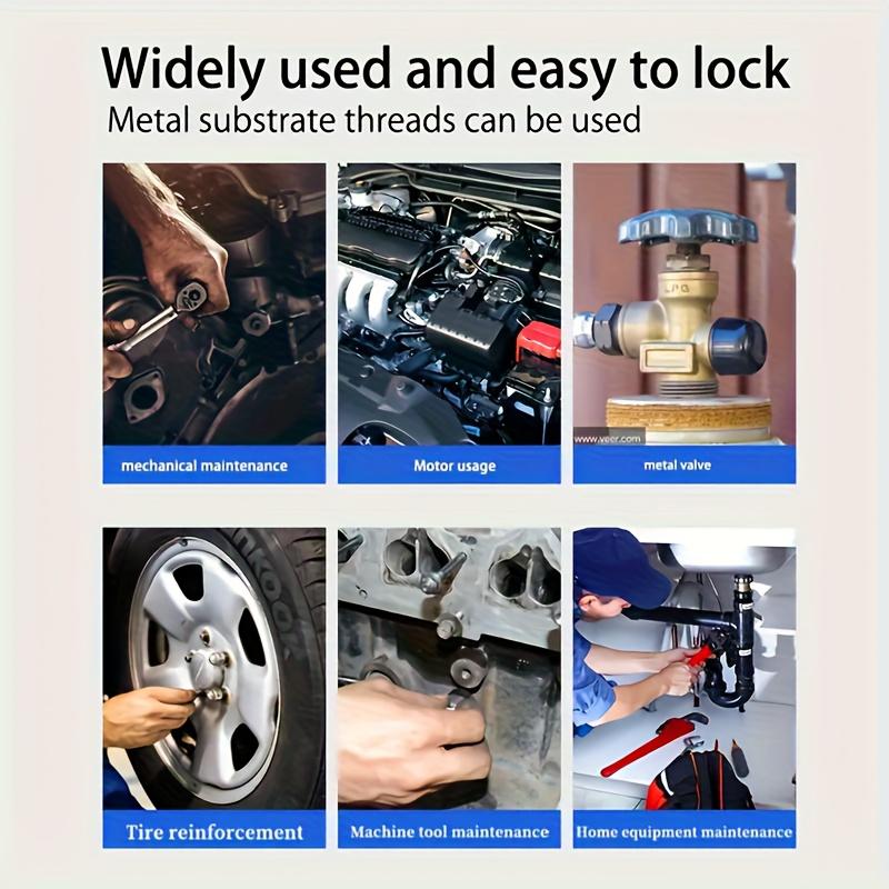 Bolt Locking Compound 243 Blue Anaerobic Adhesive (Equivalent To Loctitl) Screw Adhesive Thread Fixing Adhesive Anti-Loosening Adhesive Mechani