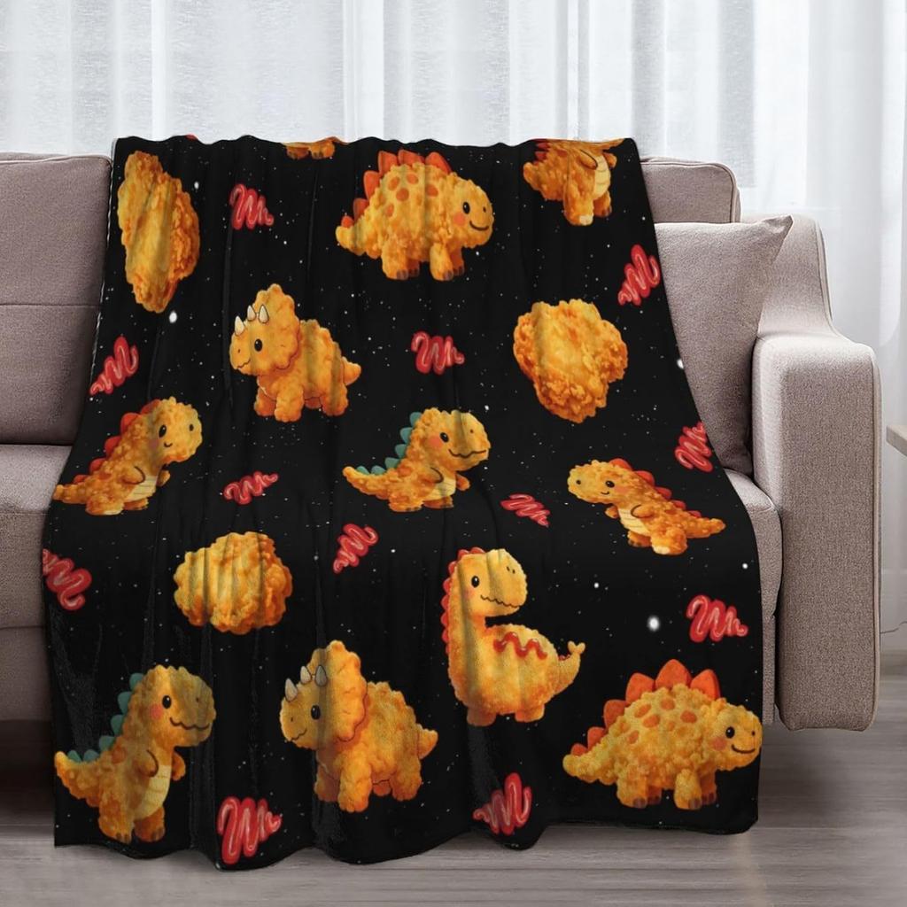 Thick Flannel Fleece Blanket, Soft Nap Throw Blanket & Pet Blanket