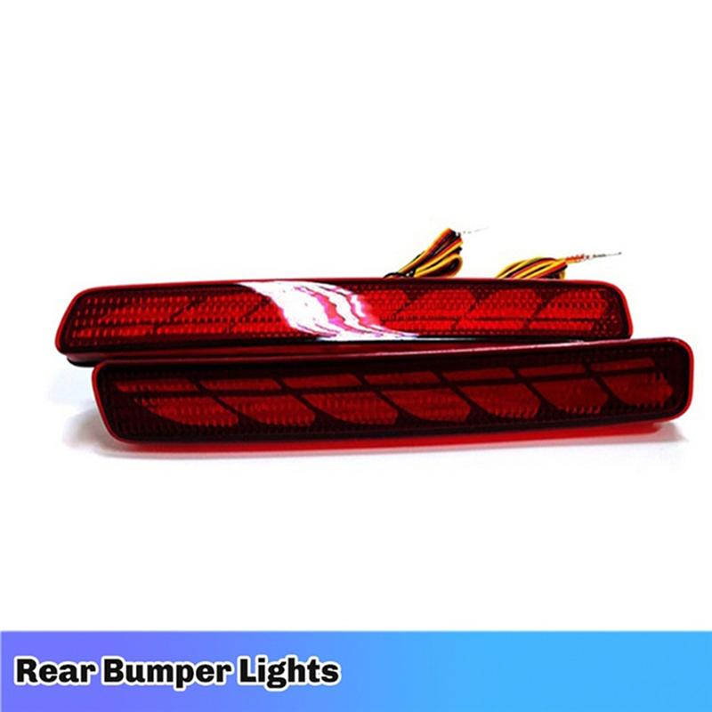 A90Q-For Toyota NOAH VOXY 80 Pruis Prius 40 Series 1 Pair Rear Bumper Lights Dynamic LED Rear Bumper Lamp