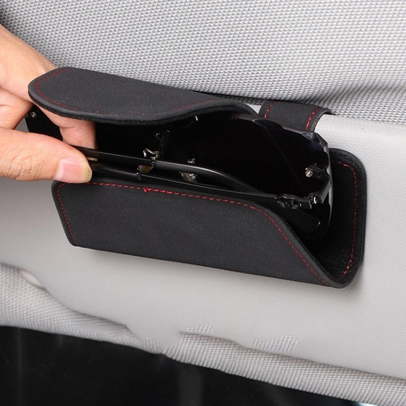 Car Sun Visor Glasses Holder Glasses Accessory For Renault Fluence Captur Megane Clio Kadjar Talisman Arkana RS Line Logan Kwid r111