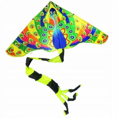 Megadidi Kite With Tail Expedition To The Jungle Peacock 190 Cm
