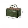 Collapsible Storage Bin With Handle Large Capacity Portable Storage Container Stackable Multifunctional Outdoor Camping Items