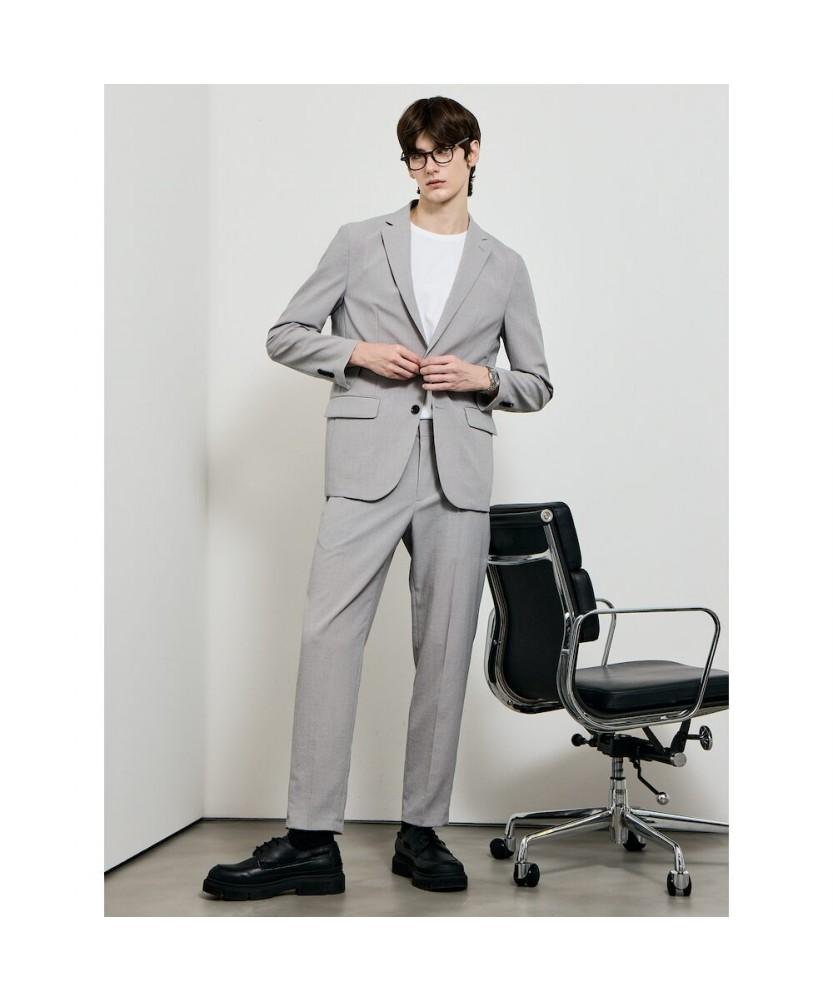 GLXY (GALAXY LIFESTYLE) Glxy [Galaxy Lifestyle][Sammu Clothing] Stretch Setup Pants Light Gray