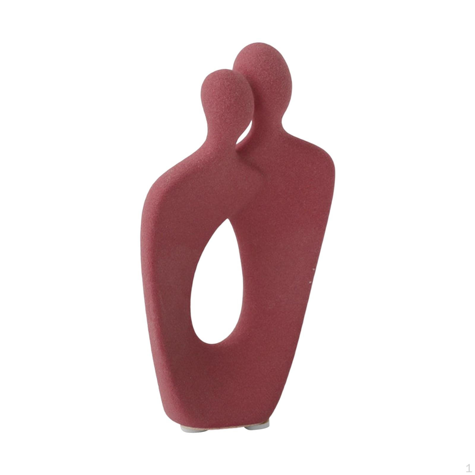 

Керамическая статуя пары, скульптура, современный декор, стол, элегантные миниатюрные статуэтки ко Дню святого Валентина 7cmx14cm