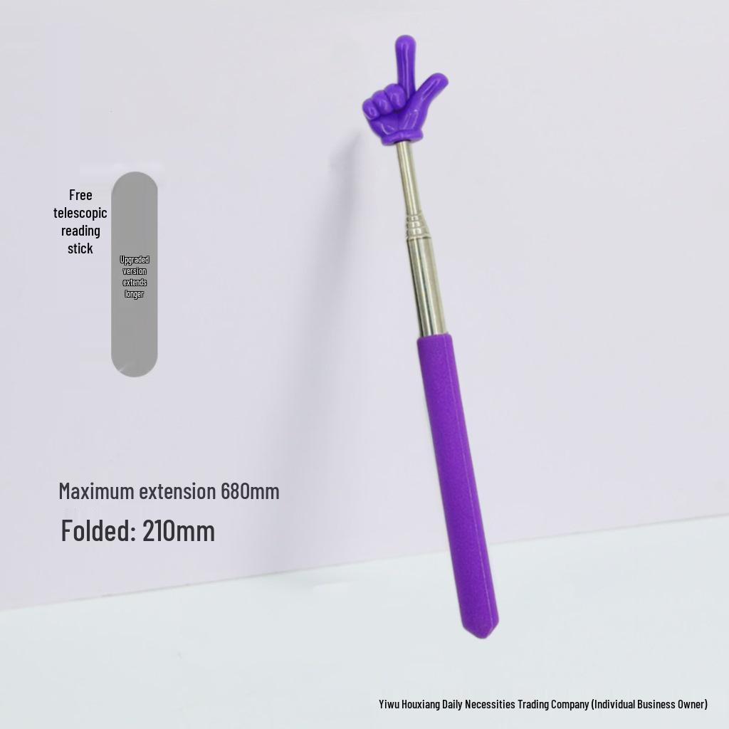 Telescopic Stainless Steel Pointer for Teaching and Reading