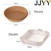20/50/100Pcs Air Fryer Disposable Paper Air Fryer Accessories Square Oilproof  Liner Non-Stick Mat for Kitchen Oven Baking