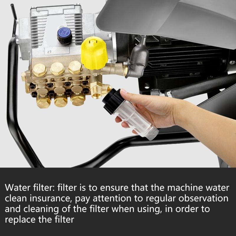 Garden Hose Filter for Pressure Washer Inlet Water,Sediment Filter Attachment,3/4inch Water Inlet Filter