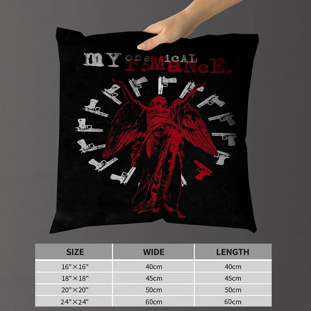 My C-Chemical R-Romance Band Cushion Cover Pillowcase Upholstery Sofa Throw Pillow Home Decor Pillowcas