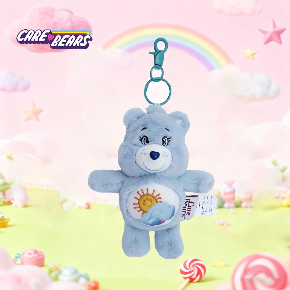 

Carebears Officially Licensed Unhappy Blue Good Luck Double Blossomed Light Wave Dreams Ocean Bear Keychain 1PC Carry Mini Lightweight Portable Cute