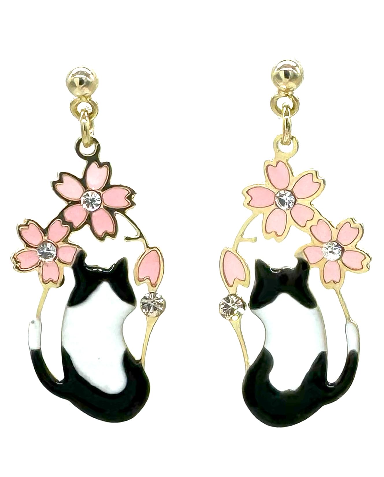 

Магазин Титан Японська Вишня Асиметричний Метал Зроблено в Hachiware Cat acc25 P Підвіска hachi [Ювелірні вироби M] Жіночі сережки, Пусети, Візерунок,