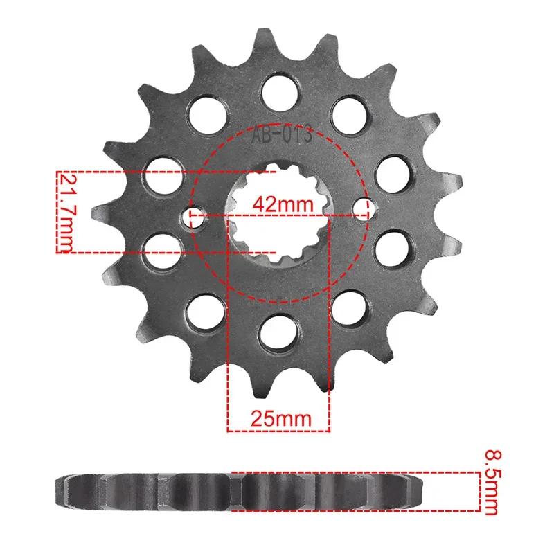 530 17T Motor Front Sprocket Gear Staring Wheel Cam Pinion for Suzuki Road GSF1250 GSF1250SA Bandit Traveller ABS GSF 1250 S