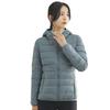 Rourou Women's Hooded Lightweight Down Jacket - New Mushroom Series, Short Style, 90% White Duck Down, Perfect for Autumn and Winter.