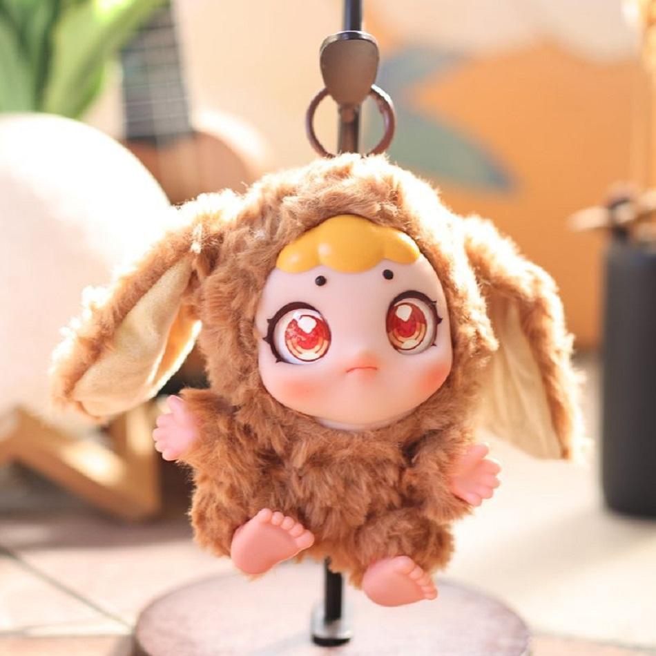 15cm Cute Vinyl Doll Nommi Puppy Diary Kawaii Plush Keychain Desktop Ornaments Plush Stuffed Pendant Doll Girls Christmas Gifts