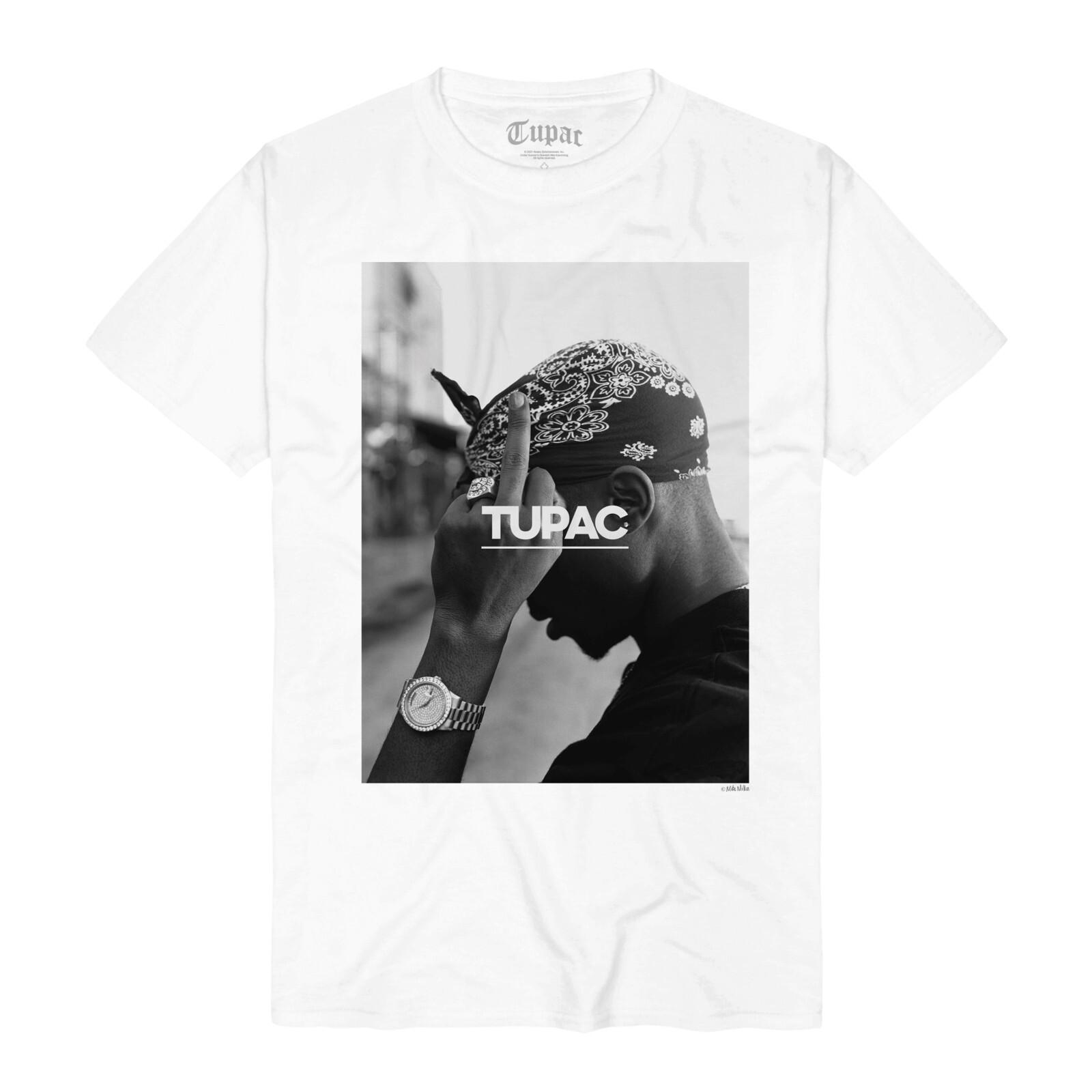TUPAC Fuck The World Weiß T-Shirt L
