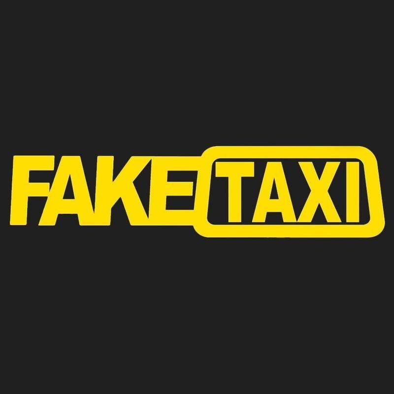 4pc Fake Taxi Sticker Vinyl Decal Car Window Drift Funny Tuning