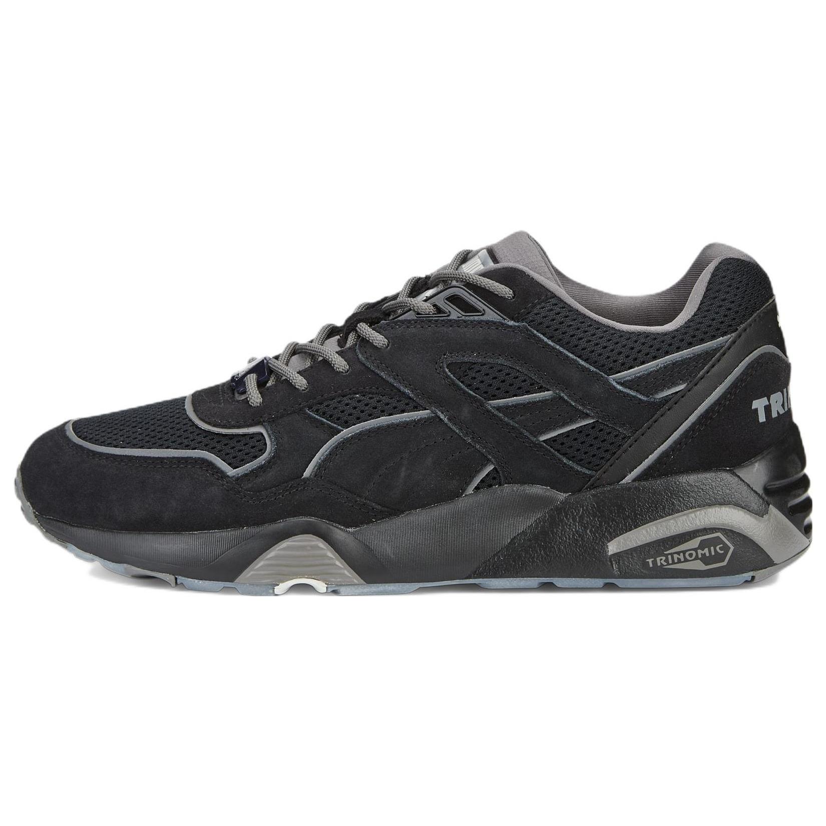 PUMA R698 Minerals Black Grey Violet Unisex 387577-03 EU 35.5