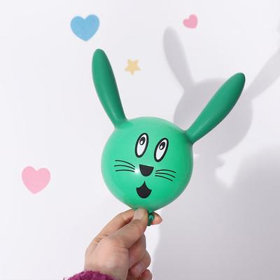 10pcs Thickened Rabbit Ear Balloons 12 Inch Animal Balloons  Children's Day