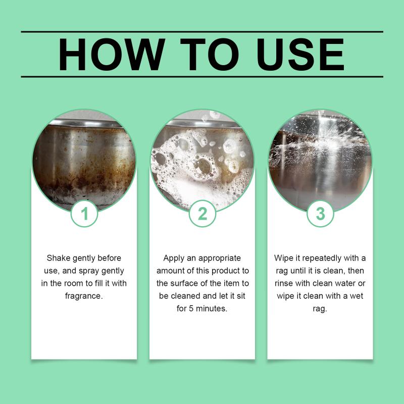 

Jakehoe Multifunctional Cleanser Iron Pot Faucet Wall Efficiently Rust Removal Household Products Stubborn Stains Cleaner 100G 1pcs