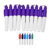 10pcs Golfing Marker Pen Oil Based Waterproof Portable Ball Line Marker Tool Ball Alignment Tool for