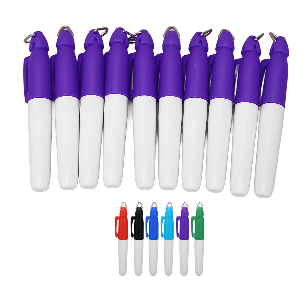 10pcs Golfing Marker Pen Oil Based Waterproof Portable Ball Line Marker Tool Ball Alignment Tool for