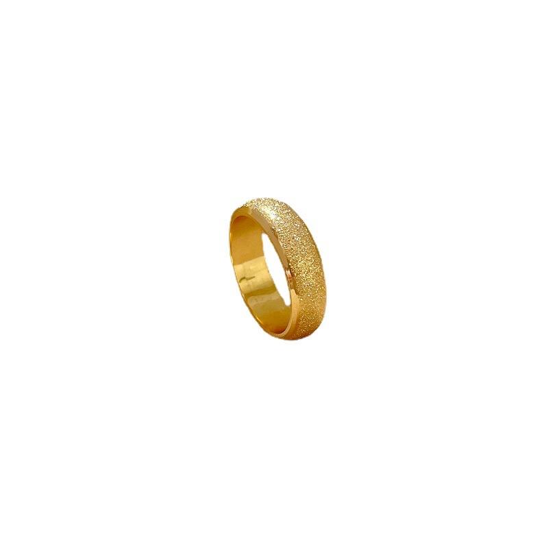 No Fading, Minimalist Geometry, Titanium Steel, Cold Wind Dancing Ring, Men And Women'S Tide Personality Simple Index Finger Ring