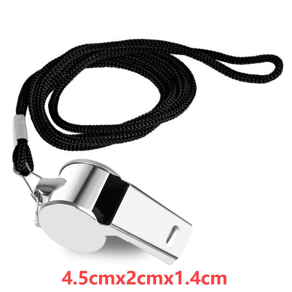 Professional Soccer Referee Whistles Gold/Silver Big Sound Football Whistles Seedless Plastic Whistles Basketball Whistles
