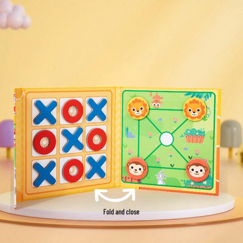 Children s Magnetic Tic-Tac-Toe & Gomoku Educational Game Toy