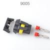1/2Pcs 9005 Single Slot With Wire 10Cm Bulb Socket Headlight Fog Lamp Male Plug Adapter Waterproof Automotive Connector