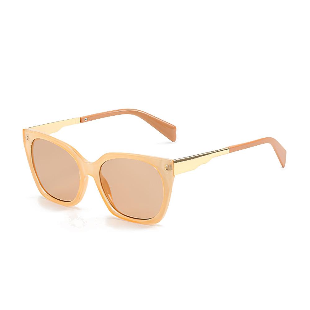 Vintage Sunglasses For Women Fashionable Dazzling Red Frame Glasses Green Golden Pattern Luxurious Lens Decoration Glasses Women