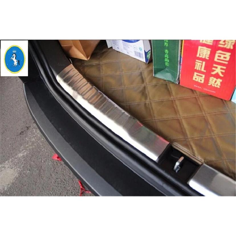 Rear Bumper Foot Plate Trunk Inner Door Sill Guard Panel Strip Cover Trim For Honda CRV CR-V 2015 2016 Car Interior Accessories