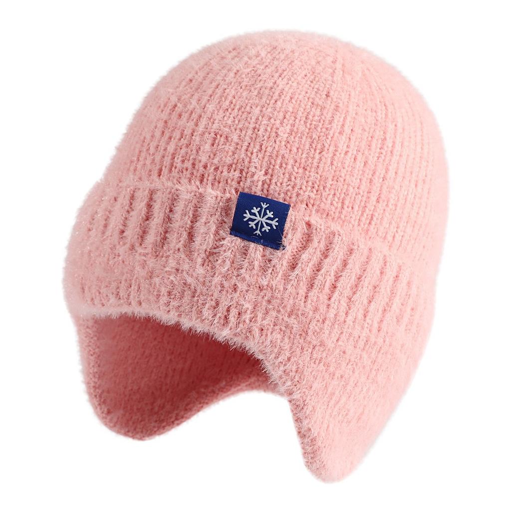 Winter Velvet Warm Hat Knitted Yarn Hat, Outdoor Cycling Warm Hat