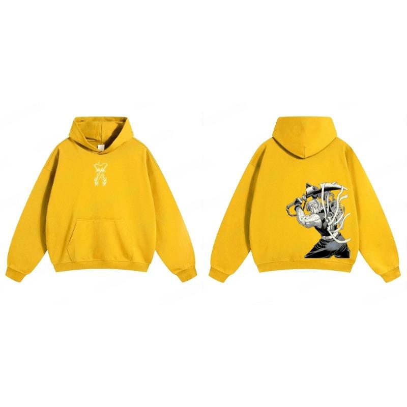 Demon Slayer: Kimetsu no Yaiba Men Hoodie Sweatshirt Tengen Uzui Anime Spring Autumn Boy Long-sleeved Parent-child Outfit