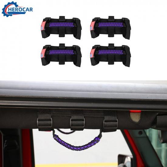 4Pc Interior Roof Roll Bar Grab Handle Interior Accessories for Jeep Wrangler JK