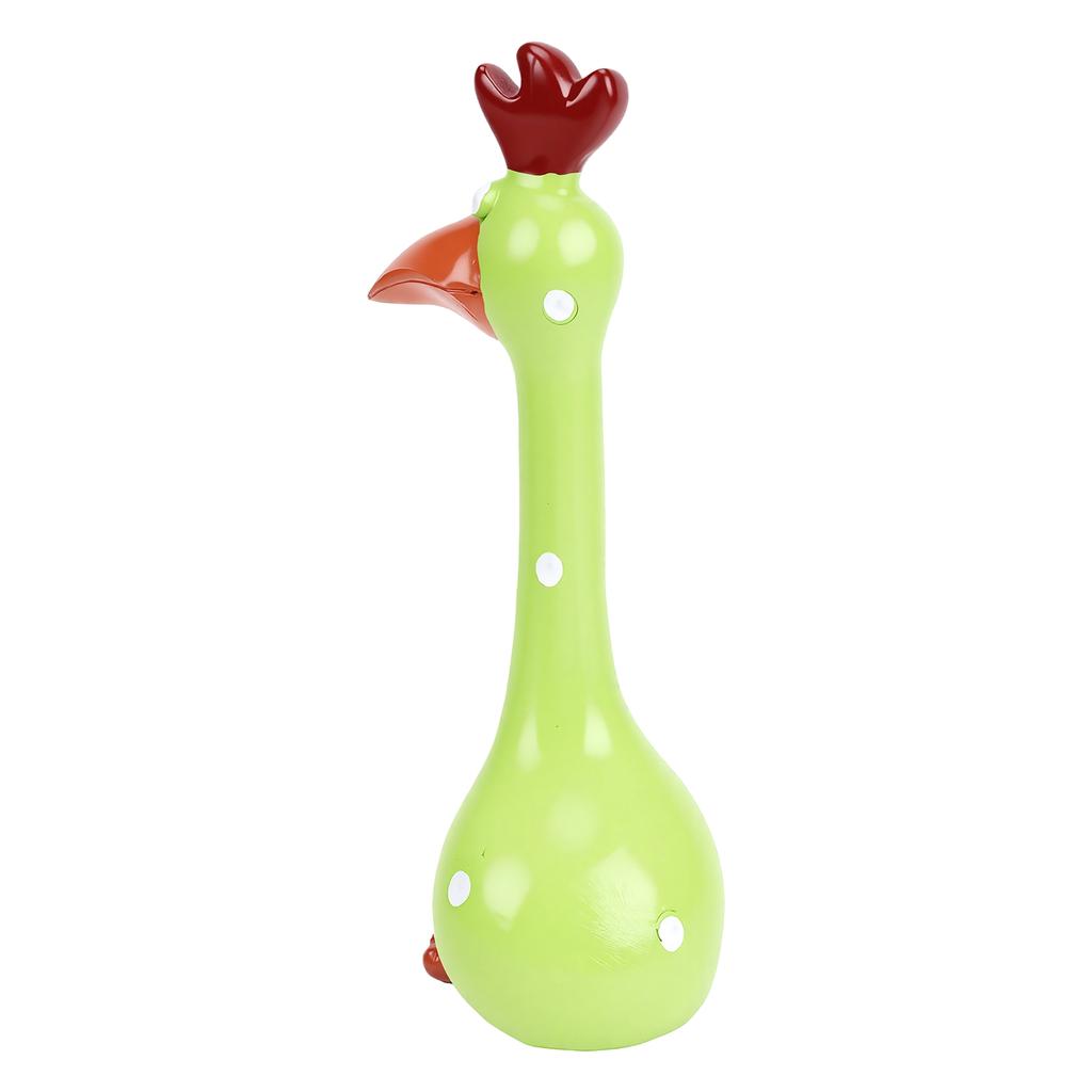 Chicken Statue Creative Fun Resin Chicken Art Figurine for Outdoor Garden Desktop Decoration Green