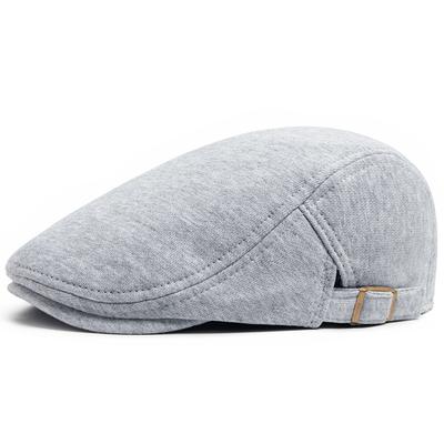 Męska Czapka z Daszkiem Vintage Brytyjski Beret Damska Modna Dzianinowa Czapka z Daszkiem do Przodu