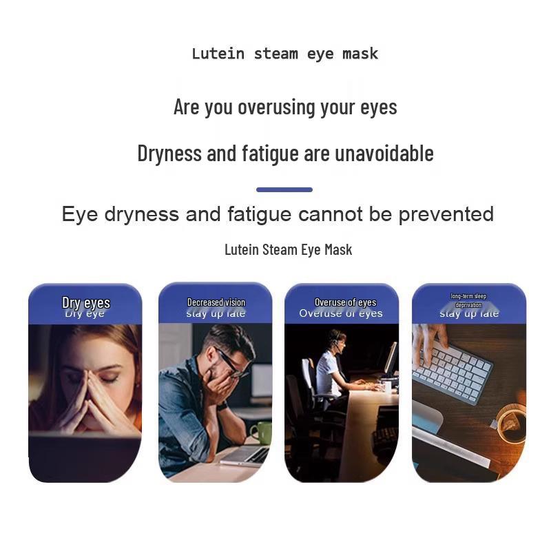 20-sztukowe podgrzewane maski na oczy z luteiną