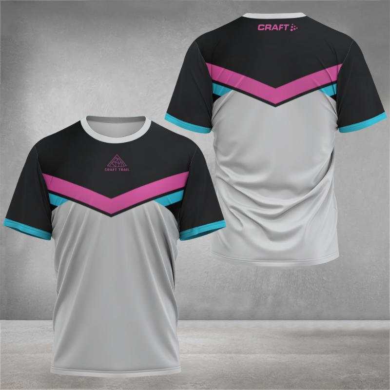 Summer Men's Fashionable Casual Tie Dye Printed Round Neck T-shirt 3D Printed New Fast Drying Badminton Tennis Short Sleeved Top