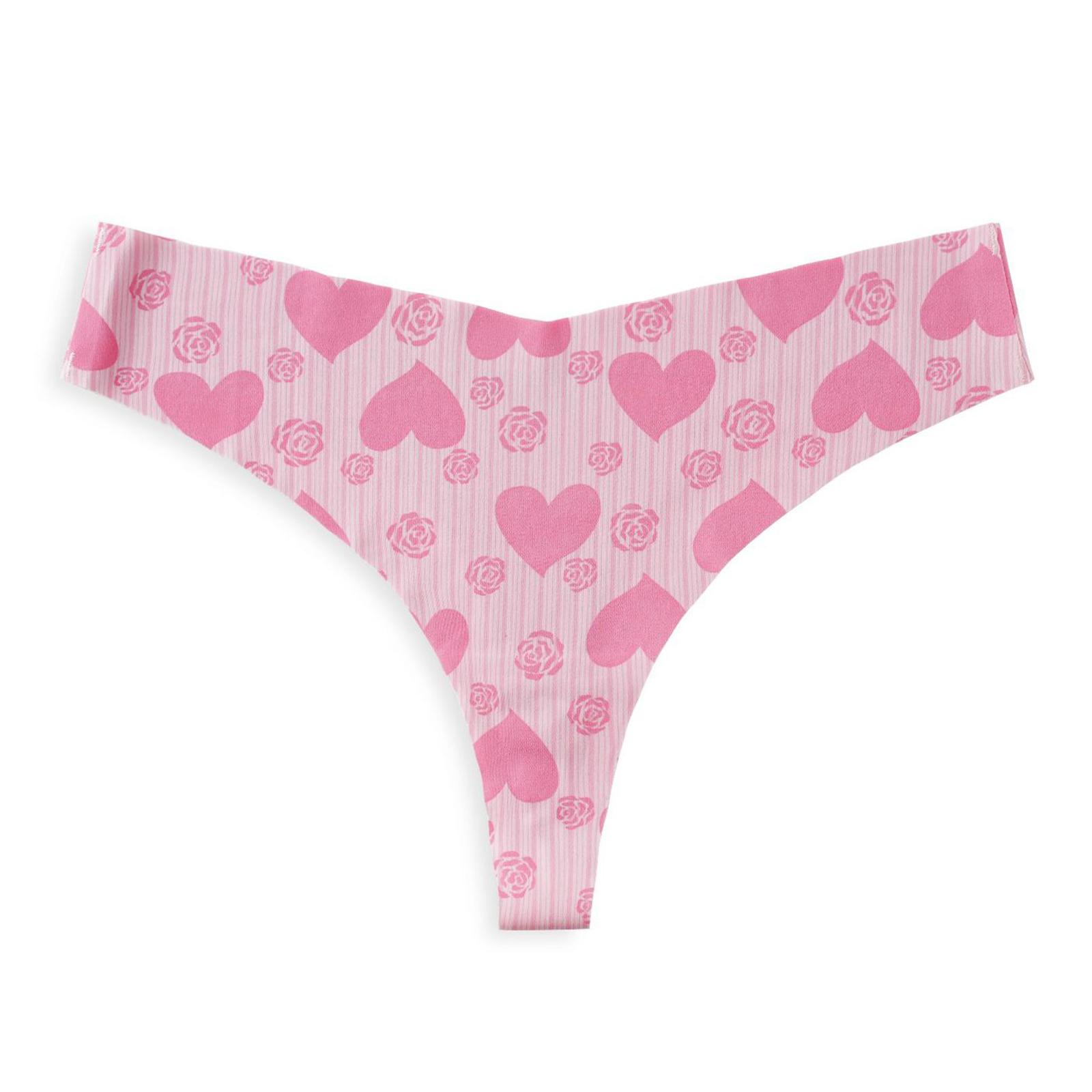 

Женское сексуальное нижнее белье, Женское цветочное нижнее белье с надписью Love , Бесшовное нижнее белье для йоги с низкой посадкой XL розовый