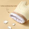 Two Oven Mitts Kitchen Heat Insulation Anti-scald Gloves Baking Thickened Silicone High Temperature Microwave Oven Mitts Non-slip