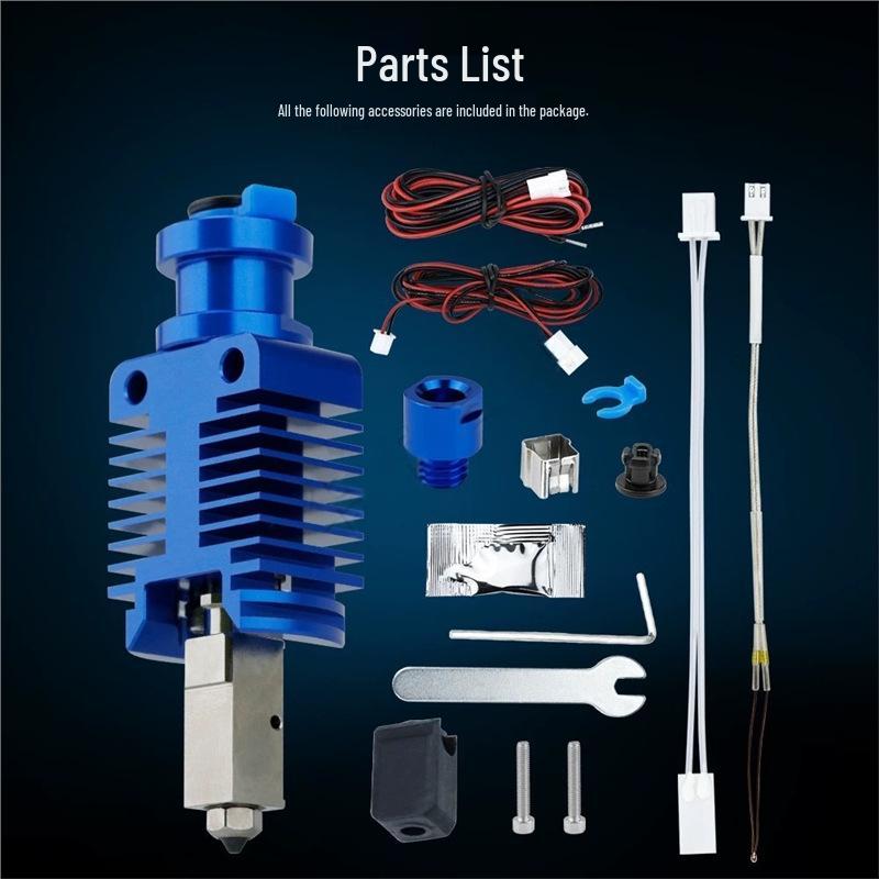 Tuozhu 3.0 Metal Hotend Extruder Kit with Integrated Heatbreak for A1/A1mini