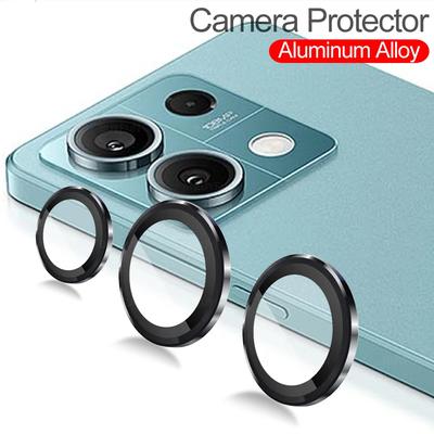 Metal Ring+Tempered Glass Camera Lens Protector for Xiaomi 13T 14T Pro Redmi 13 13C Note 13 4G 5G Note 13 Pro 4G 5G Note 13 Pro+ Plus