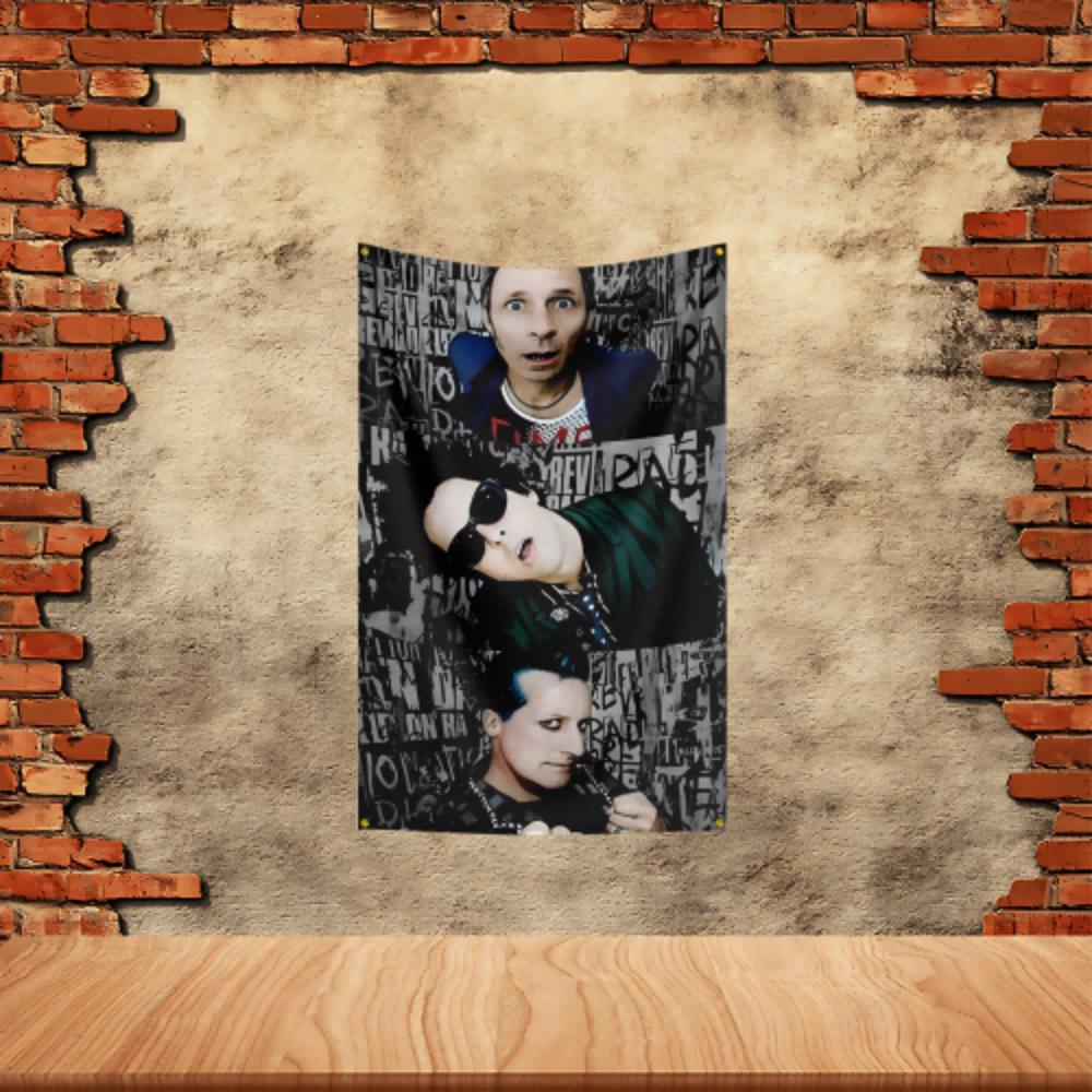 Green Day Band Party Flagge Polyester Bedruckte Fahne Banner Wandteppich für Garten Garage Dekoration Konzert Flagge