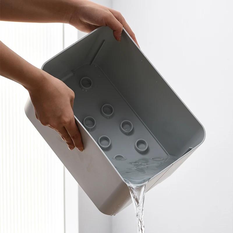 Damlama tepsisine sahip şemsiye rafı, giriş koridorunun köşesinde yerden tasarruf sağlayan depolama için uygundur, 10/15 şemsiye tutabilir