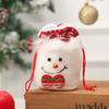 New Christmas decorations Christmas cute old man snowman deer apple bag children's gift bag velvet peace fruit bag