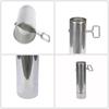 Stainless Steel Chimney Straight Pipe Replacement Outdoor Stove Exhaust Pipe for Camping Tents Easy Installation