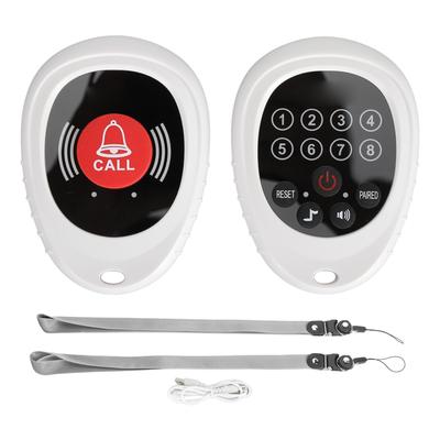 Bouton d'appel d'infirmière sans fil rechargeable professionnel longue portée 3280,8 pieds